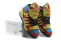 femmes hommes adidas obyo 2013 grande langue abordable jeremy scott or couleurs